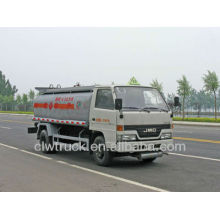 Jiangling 5m3 vehículo móvil de petróleo para la venta, 4x2 camión cisterna de combustible